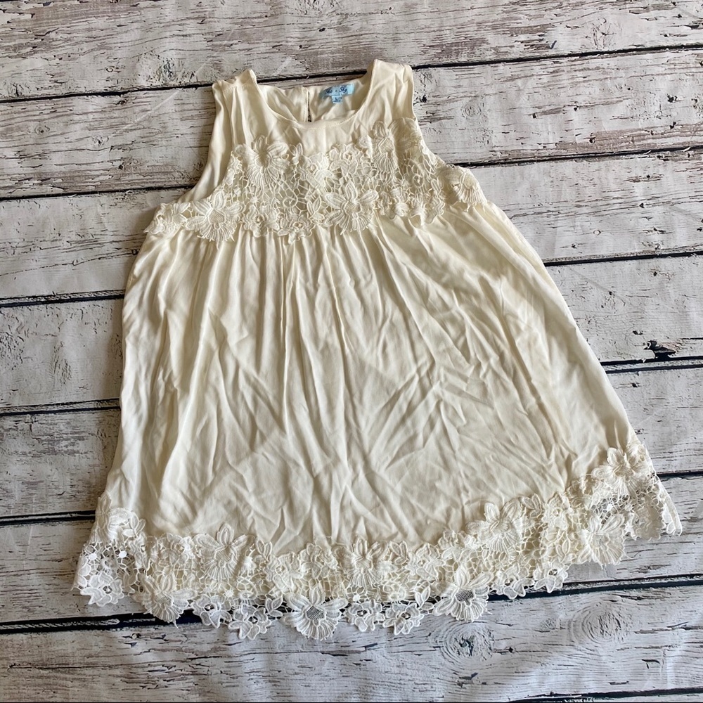 She + Sky cream dress